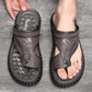 📢📢46% OFF !! ⏰Breathable Soft Leather Outdoor Sandals for Men in Plus Sizes