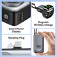 📱 3-in-1 Magnetic Power Bank – Wireless Charging, Built-in Cables & Compact Design ✈️