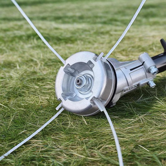 ⚙️ 50% OFF NOW! ✂️ Aluminum Trimmer Head – 4-Line Cutting & Universal Fit – Heavy-duty, durable & perfect for thick grass and weeds 🍃