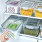 🍇 3-Pack Berry Keeper for Fridge | Fruit Containers with Drain Tray | Keeps Produce Dry & Fresh Longer