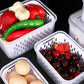 🍇 3-Pack Berry Keeper for Fridge | Fruit Containers with Drain Tray | Keeps Produce Dry & Fresh Longer