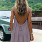 👗 50% OFF NOW! ☀️ Summer Backless Spaghetti Strap Mini Dress – Breathable, flirty & perfect for hot days and beach parties 🌊
