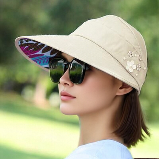 💐50% DE RÉDUCTION ! Beach Sun Hat with Ponytail Hole – Lightweight & Quick-Dry 🏖️☀️ 【Special Offer】