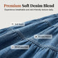 👗 50% OFF NOW! ⏰ Women's High Waisted Tiered A-Line Denim Maxi Skirt – Flattering, flowy & perfect for everyday casual chic 💙