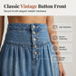 👗 50% OFF NOW! ⏰ Women's High Waisted Tiered A-Line Denim Maxi Skirt – Flattering, flowy & perfect for everyday casual chic 💙