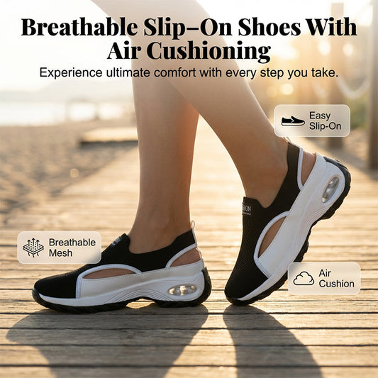 📢📢50% OFF !! ⏰Breathable Cut-out Slip-On Shoes for Women