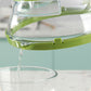 Clear Microwave Splatter Cover with Water Steamer and Handle