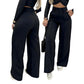 🌸 50% OFF NOW! 🌸Women's High-Waist Wide-Leg Solid Color Trousers