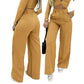 🌸 50% OFF NOW! 🌸Women's High-Waist Wide-Leg Solid Color Trousers