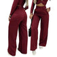 🌸 50% OFF NOW! 🌸Women's High-Waist Wide-Leg Solid Color Trousers
