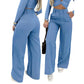 🌸 50% OFF NOW! 🌸Women's High-Waist Wide-Leg Solid Color Trousers