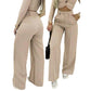 🌸 50% OFF NOW! 🌸Women's High-Waist Wide-Leg Solid Color Trousers