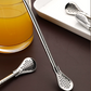 304 Stainless Steel 2-in-1 Straw Spoon – Drink Straw & Stirring Spoon Combo, Detachable Design & Eco-Friendly Reusable ✨