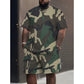 👕 50% OFF NOW! 🌿 Men's Camouflage Print T-Shirt & Shorts Set – Breathable cotton, relaxed fit & perfect for outdoor, sports or casual summer days 🩳