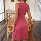 🌸 50% OFF NOW! 🌸Women's V-neck Front Knotted Sleeveless Dress