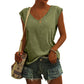👚 50% OFF NOW! ⏰ Women's Casual V-Neck Loose Fit Tank Top – Soft & breathable – Relaxed fit, perfect for summer layering or lounging – lightweight and easy to style 🌸