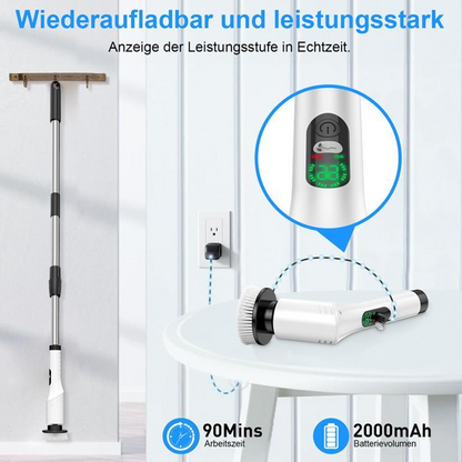 ✨ Cordless Electric Spin Scrubber – Power Cleaning, Multi-Attachment, Waterproof 🧹