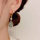 📢📢50% OFF !! ⏰Sky Blue Drop Dangle Hoop Earrings