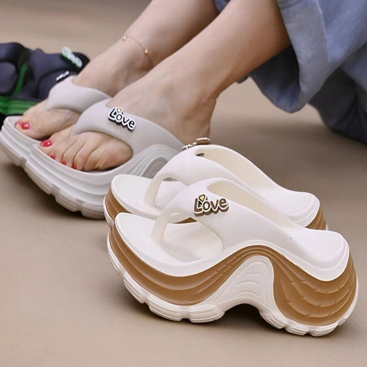 📢📢50% OFF !! ⏰Women's Platform Thong Sandals