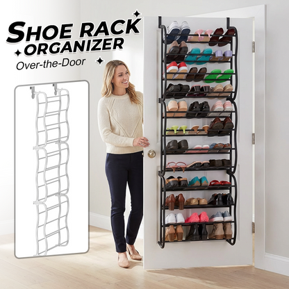 👟 49% OFF NOW! 🏆 Over-the-Door Shoe Rack Organizer – 24 pockets & tool-free install – Fits standard doors, holds up to 24 pairs – perfect for entryway or closet 🚪✨