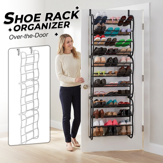 👟 49% OFF NOW! 🏆 Over-the-Door Shoe Rack Organizer – 24 pockets & tool-free install – Fits standard doors, holds up to 24 pairs – perfect for entryway or closet 🚪✨