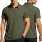 📢📢50% OFF !! ⏰Men's Casual Short Sleeve Collared Shirt