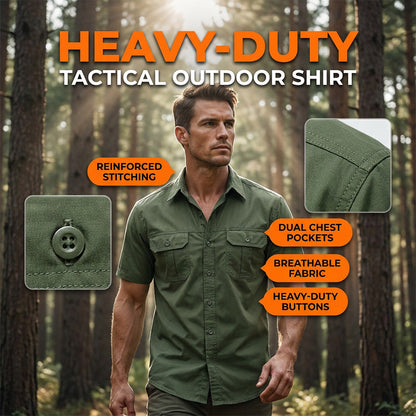 📢📢50% OFF !! ⏰Men's Short Sleeve Tactical Shirt