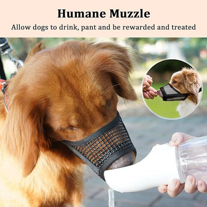 🐶 LIMITED-TIME 50% OFF! ✨ Breathable Dog Muzzle – Humane Design, Adjustable, for Small Breeds 🐾