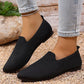 👞 LIMITED-TIME 50% OFF! ✨ Women’s Knitted Pointed Toe Loafers – Slip-On, Breathable, Lightwe