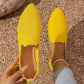 👞 LIMITED-TIME 50% OFF! ✨ Women’s Knitted Pointed Toe Loafers – Slip-On, Breathable, Lightwe