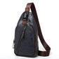 🎒 50% OFF NOW! 🧳 Men's PU Leather Chest Bag – Lightweight, Organized & 3-in-1 Style – Wear as Chest Pack, Shoulder Bag or Handbag 🔥