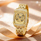 ⌚ LIMITED-TIME 50% OFF! ✨ Women's Rhinestone Wristwatch – Bling, Quartz, Tonneau Case 💎