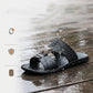 🩴 LIMITED-TIME 50% OFF! ✨ Men's Woven Slide Sandals – Metallic Buckle, Ergonomic, Versatile ☀️