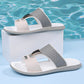 🩴 LIMITED-TIME 50% OFF! ✨ Men's Woven Slide Sandals – Metallic Buckle, Ergonomic, Versatile ☀️