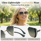 🕶️ LIMITED-TIME 50% OFF! 💥 Rimless Oversized Square Sunglasses – Gradient Lens, Glitter Details, UV Protection ✨
