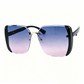 🕶️ LIMITED-TIME 50% OFF! 💥 Rimless Oversized Square Sunglasses – Gradient Lens, Glitter Details, UV Protection ✨