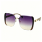 🕶️ LIMITED-TIME 50% OFF! 💥 Rimless Oversized Square Sunglasses – Gradient Lens, Glitter Details, UV Protection ✨
