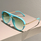 📢📢50% OFF !! ⏰Women's Retro Double-Bridge Sunglasses