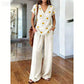 📢📢50% OFF !! ⏰Women's Printed Top & Pants 2-Piece Set