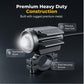 Universal Motorcycle LED Spotlight Dual Color Auxiliary Driving Light