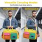 🎒 LIMITED-TIME 50% OFF! 💥 Casual Color Block Overnight Bag – Dual Front Compartments, Durable Fabric, Versatile ✨