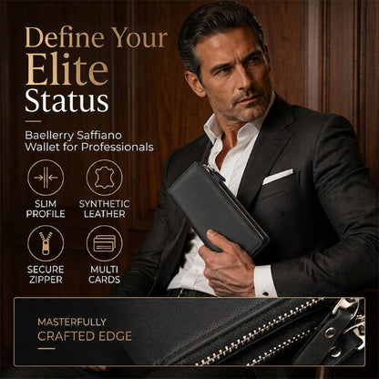 👝 LIMITED-TIME 50% OFF! 💥 Slim Long Wallet for Men – Thin Profile, RFID Optional, Premium Leather ✨