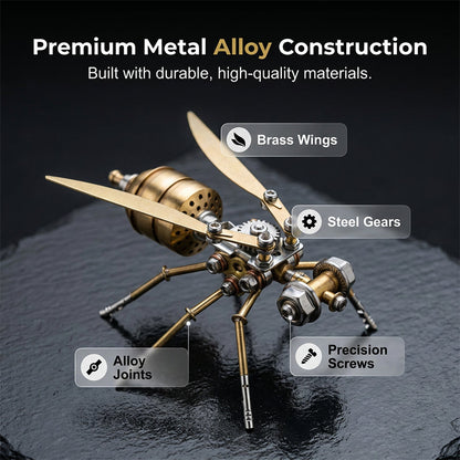 📢📢40% OFF !! ⏰3D Metal Bee Puzzle Assembly Model Kit