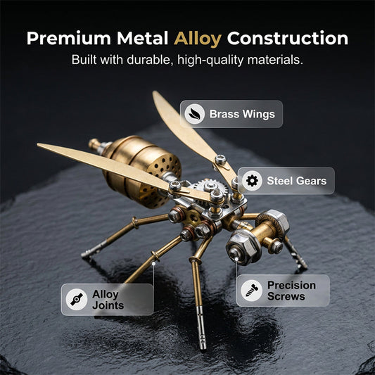 📢📢40% OFF !! ⏰3D Metal Bee Puzzle Assembly Model Kit