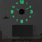 🕰️ LIMITED-TIME 50% OFF! 💥 3D DIY Luminous Acrylic Wall Clock Set – Silent Movement, Drill-Free, Custom Size ✨