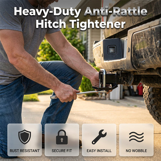 📢📢45% OFF !! ⏰Heavy-Duty Anti-Rattle Hitch Tightener