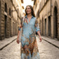 👗 50% OFF NOW! 🎁 Elegant Retro Print Maxi Dress – Boho V-neck & button-down – Flowy, breathable – perfect for beach holidays or summer elegance 🌸✨