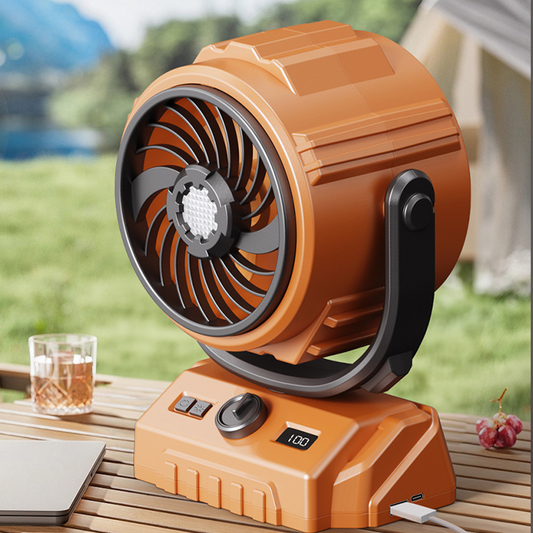 🌀 49% OFF NOW! ⏰ 100-Speed Turbo Camping Fan – Rechargeable & powerful – Compact, quiet & long battery life – perfect for tents, RVs or outdoor workspaces 🔋⛺✨