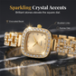 📢📢50% OFF !! ⏰Women Drawstring Bracelet Watch Square Quartz