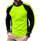 🎁2026 New Arrivals 50% OFF💥Crewneck Color Block Long Sleeve T-Shirt – High-contrast & breathable – Athletic fit, perfect for training or casual streetwear 🔥🌿